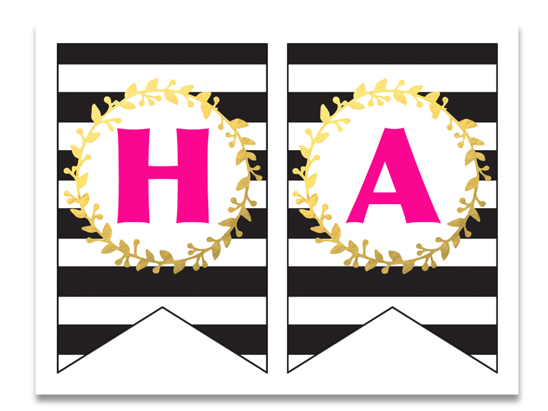printable happy birthday banner pdf