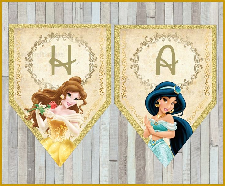printable happy birthday banner princess