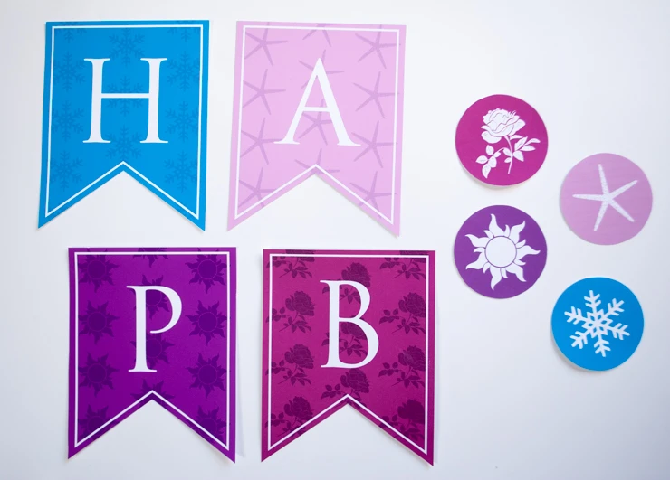 printable happy birthday banner princess