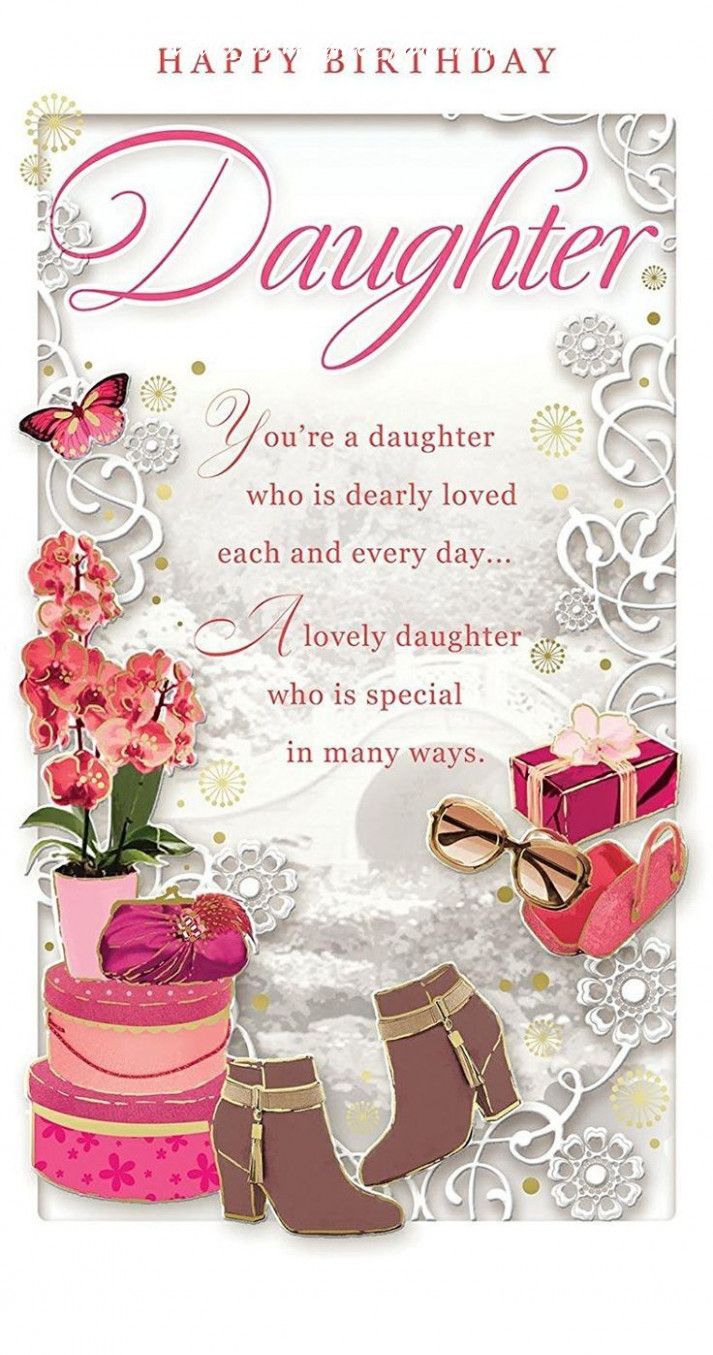 printable happy birthday daughter cards