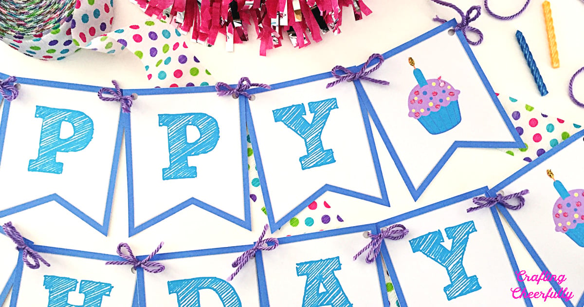 printable happy birthday design