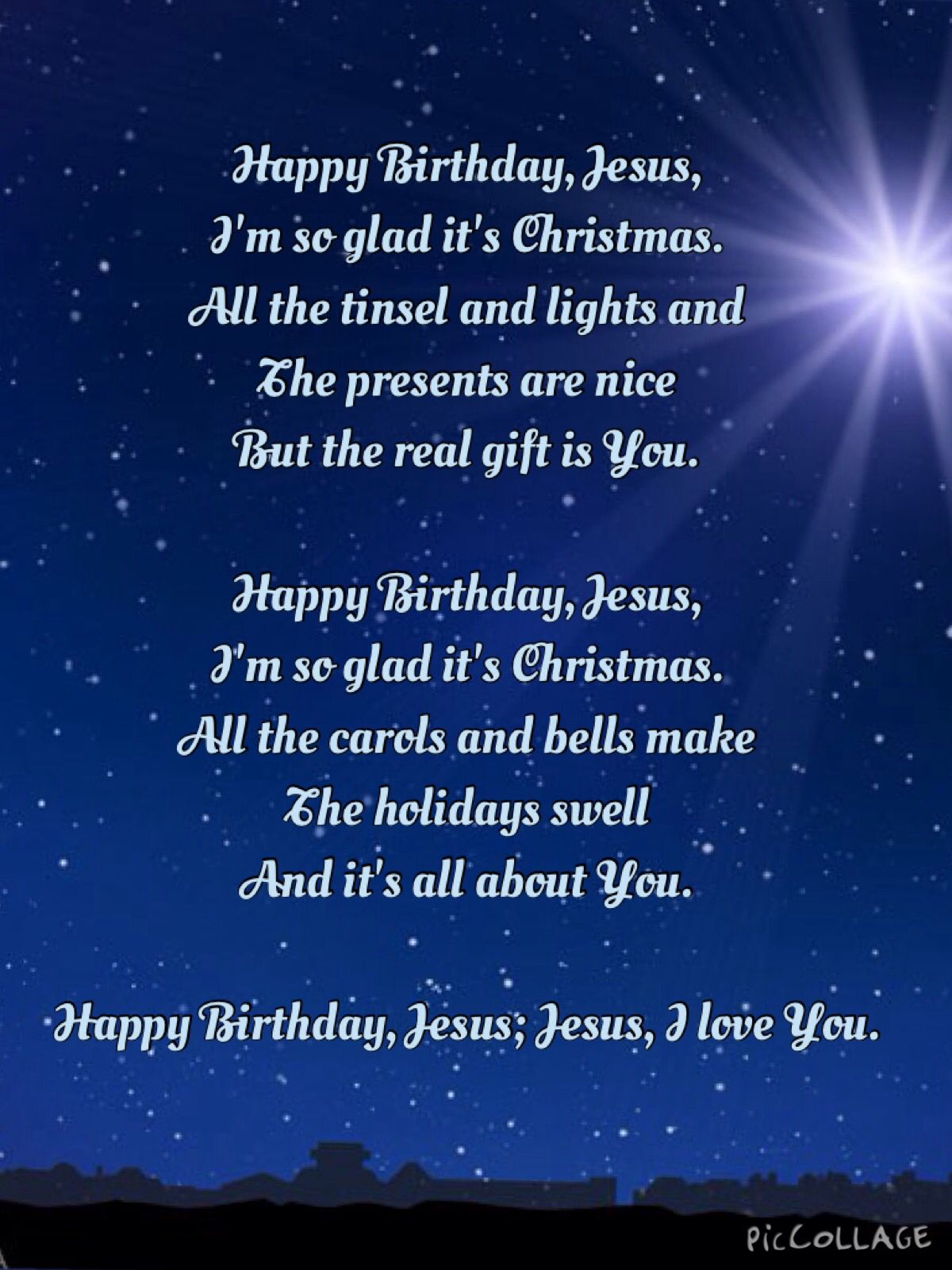 printable happy birthday jesus lyrics