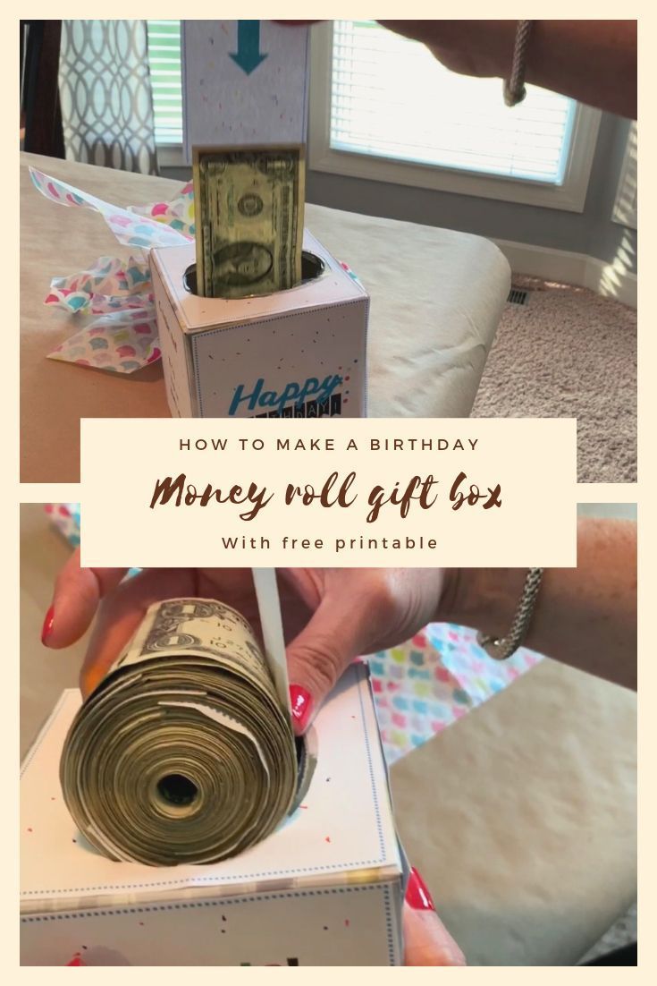printable happy birthday money holder