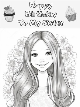 printable happy birthday sister