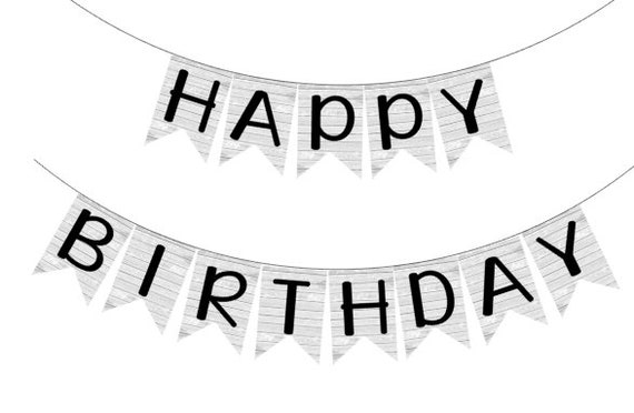 Alles Gute zum Geburtstag / Happy Birthday Zeichen / Happy Birthday  Printable / Geburtstag Print / Birthday Printable / Instant Download PDF