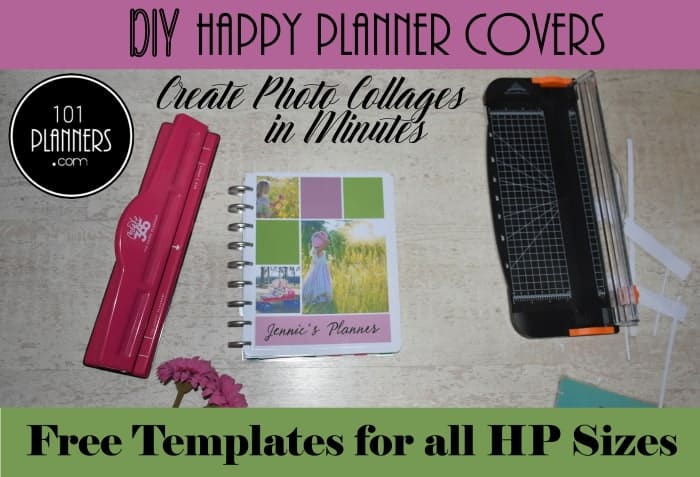 DIY Happy Planner Cover | Free Templates for Each Size