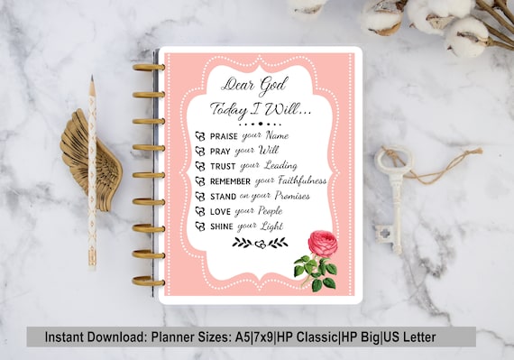 printable happy planner cover