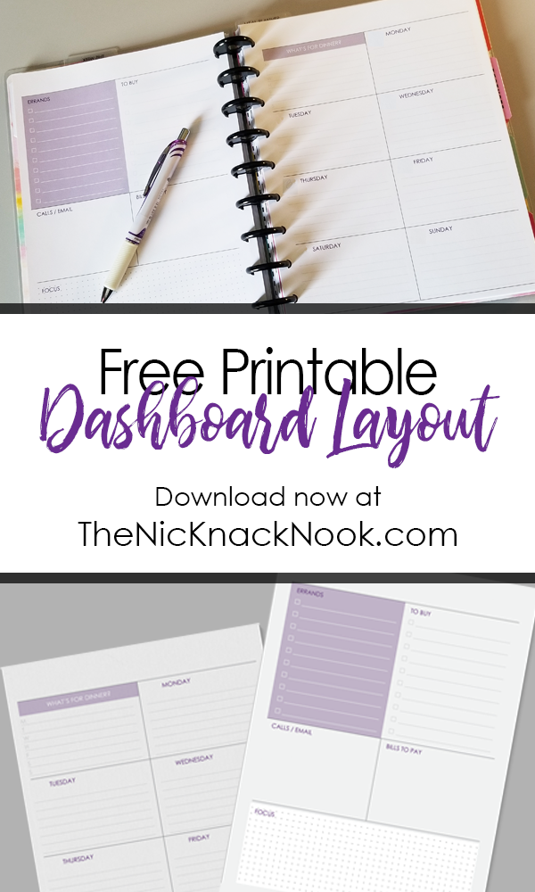 printable happy planner layouts