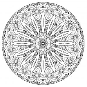Difficult Mandalas (for adults) - 100% Mandalas Zen &  Anti-stress