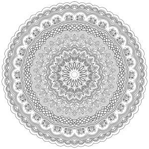 Difficult Mandalas (for adults) - 100% Mandalas Zen &  Anti-stress