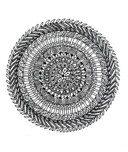 Very difficult Mandalas (for adults) - 100% Mandalas Zen &  Anti-stress