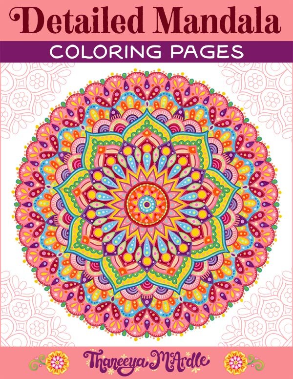 Detailed Mandala Coloring Pages - Fun Printable Coloring Pages to ...