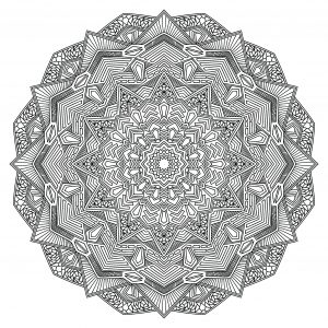 Very difficult Mandalas (for adults) - 100% Mandalas Zen &  Anti-stress