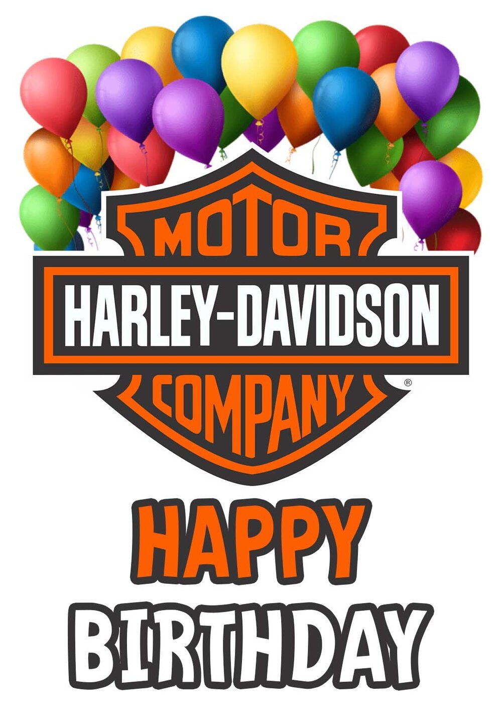 6 Harley Davidson Printable Birthday Cards (free) — PRINTBIRTHDAY ...