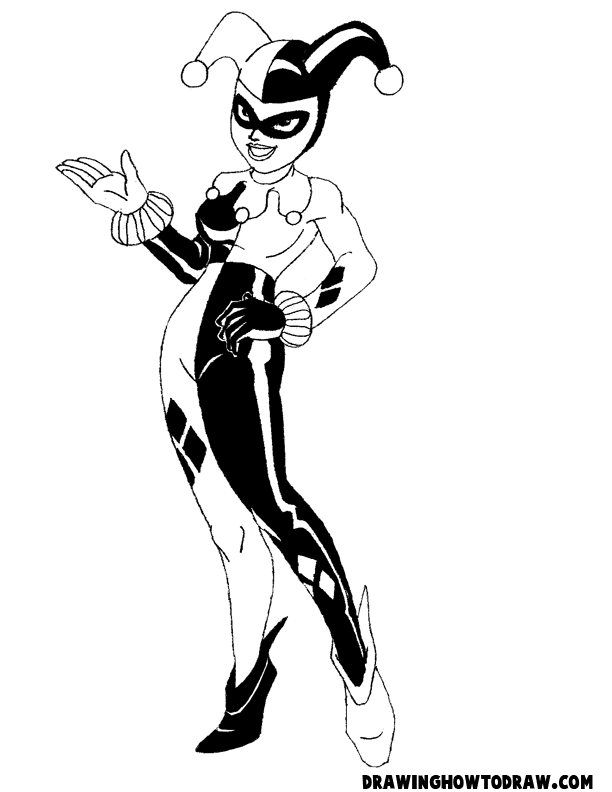 printable harley quinn pictures