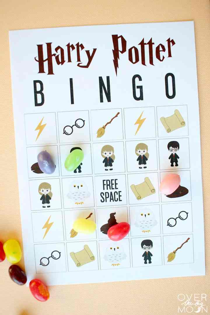 printable harry potter bingo cards