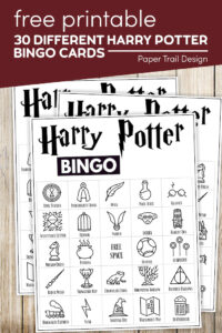 printable harry potter bingo cards
