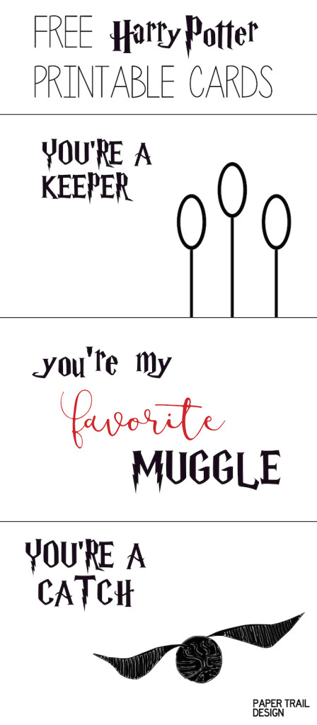 printable harry potter happy birthday cards