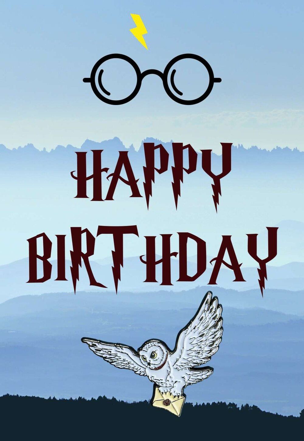 Free Printable Harry Potter Birthday Cards Free Printable Harry Potter Birthday Cards