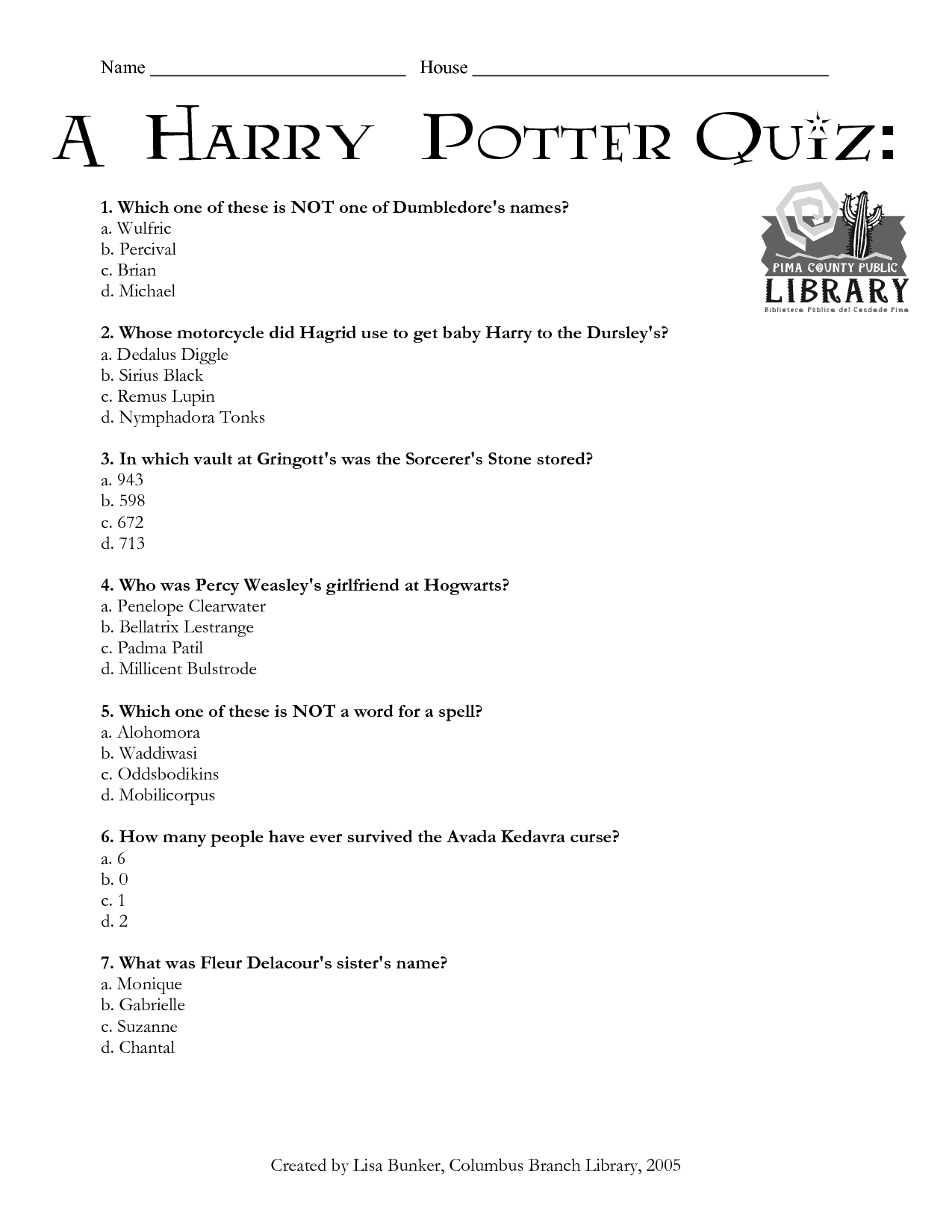 Harry potter quiz | TPT - Worksheets Library harry-potter-quiz-tpt-worksheets-library