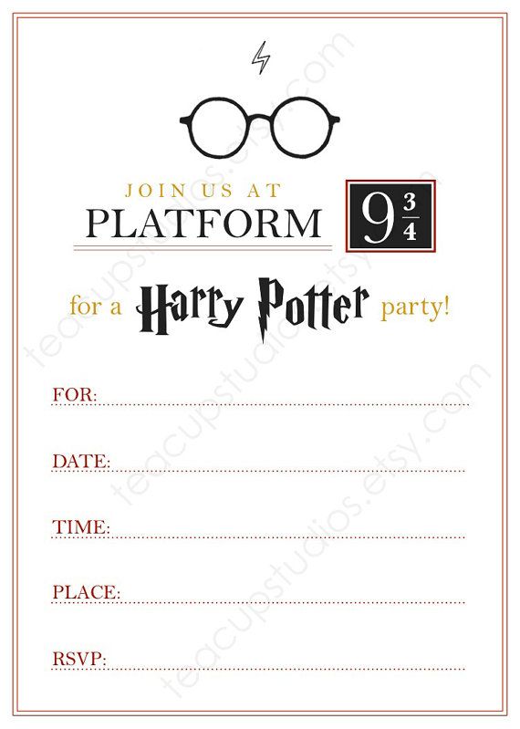 printable harry potter thank you cards