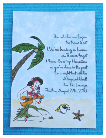 Luau Invitations