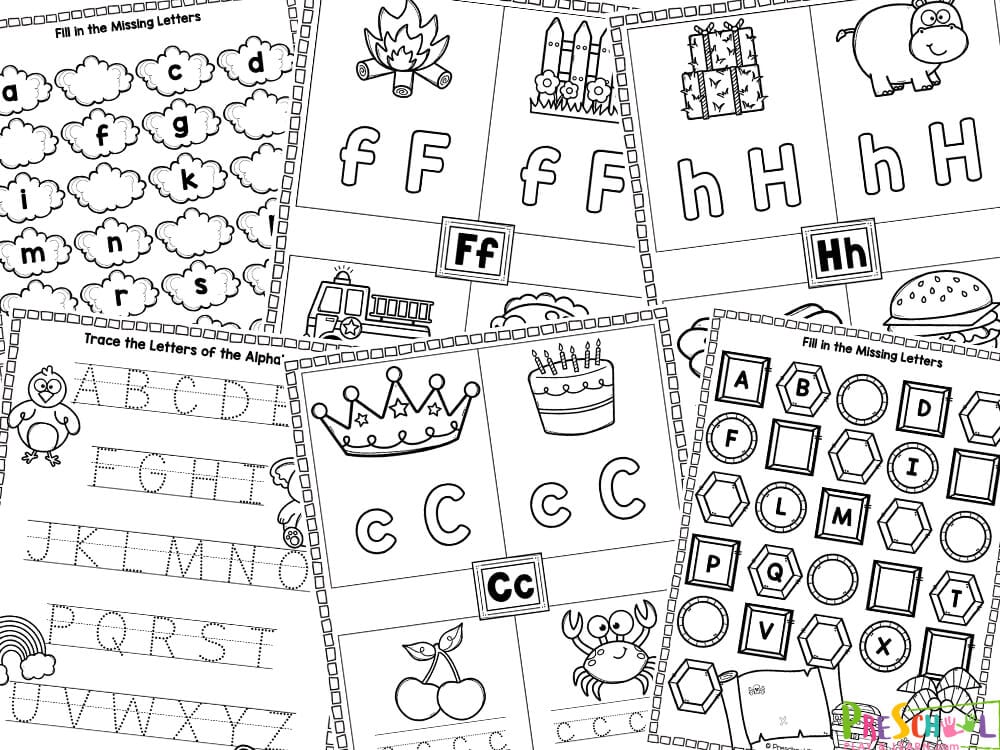 TONS of FREE Printable Preschool Worksheets