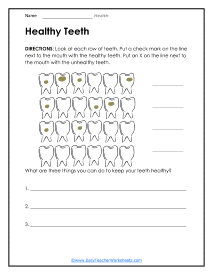 Health Worksheets