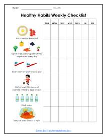 Health Worksheets