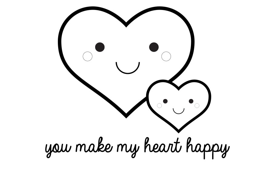 printable heart for valentines