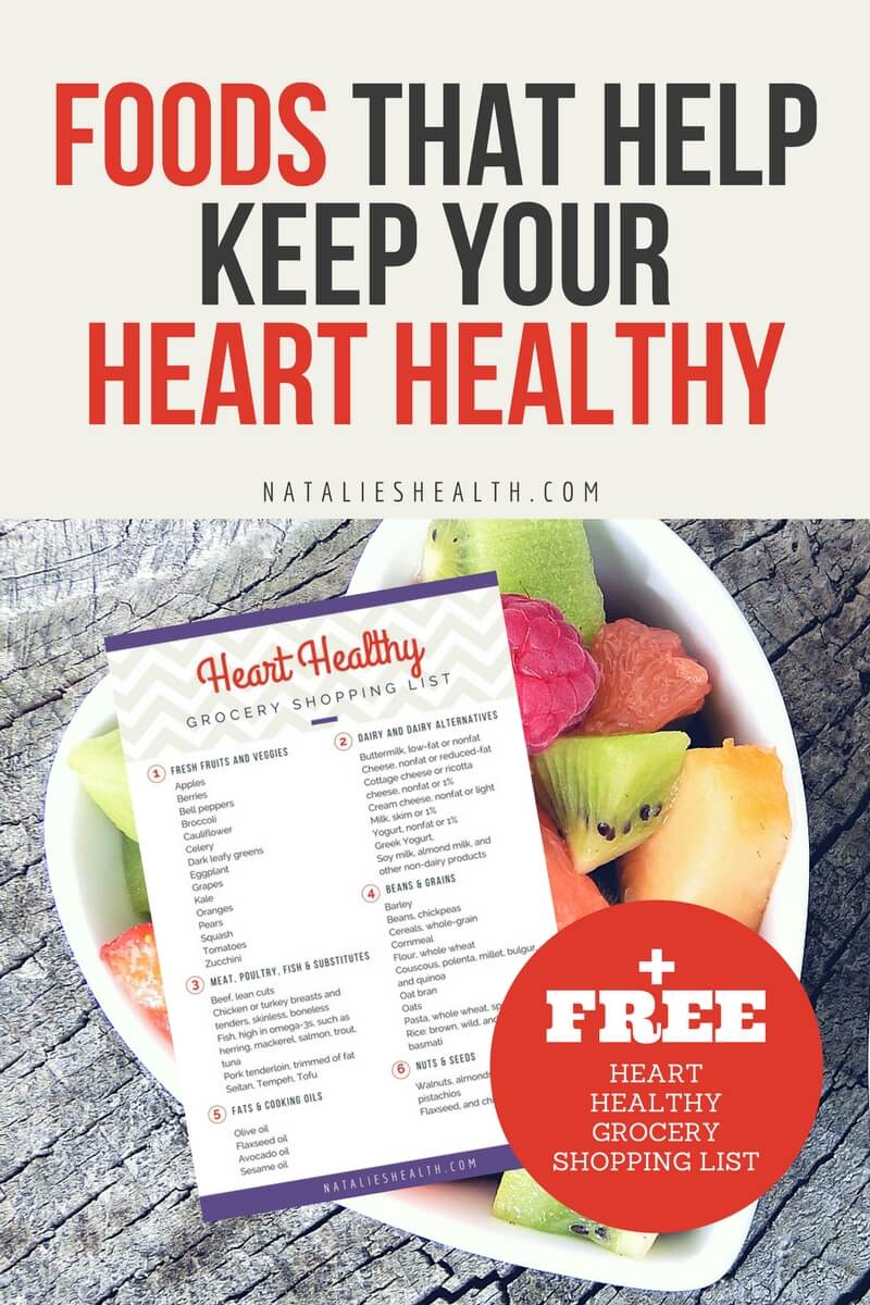 printable heart healthy food list
