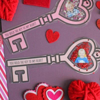 Key To My Heart Photo Ornament - Glued To My Crafts