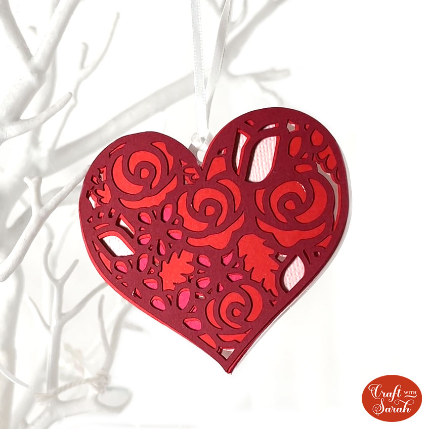 Make Beautiful DIY Heart Ornaments for Valentines Tree ...