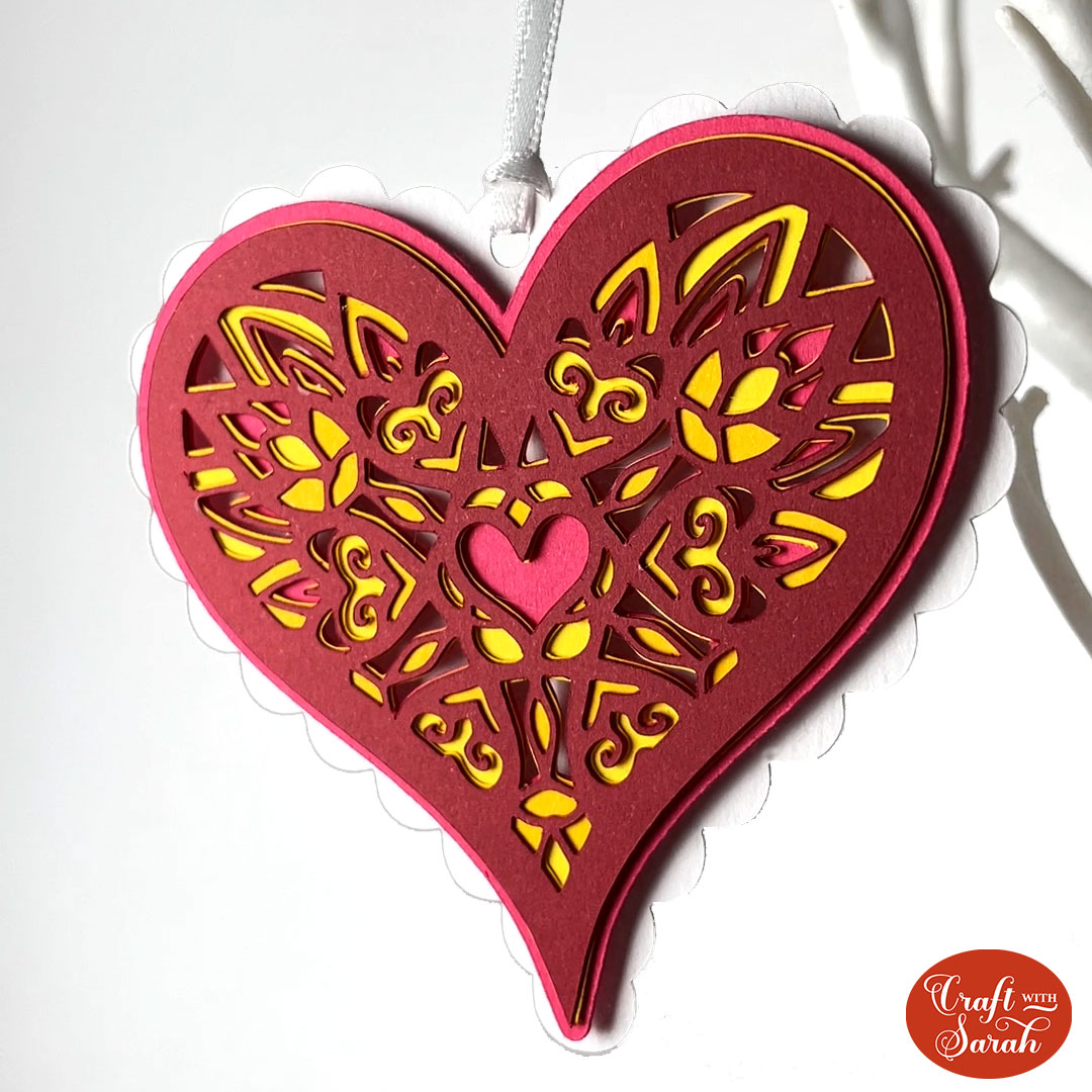 Make Beautiful DIY Heart Ornaments for Valentines Tree ...
