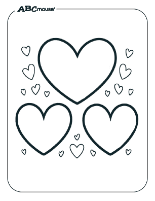 Heart Coloring Pages | ABCmouse