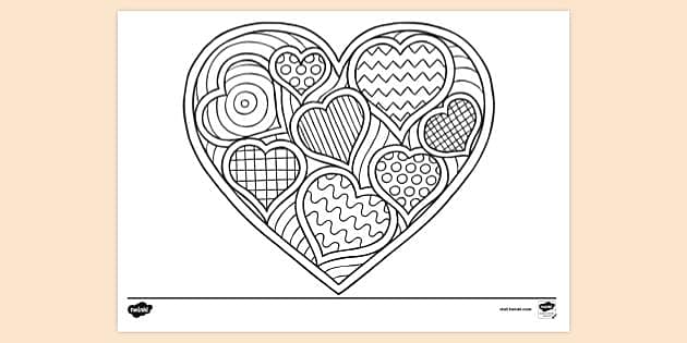 FREE! - Printable Valentine Colouring Pages | Twinkl