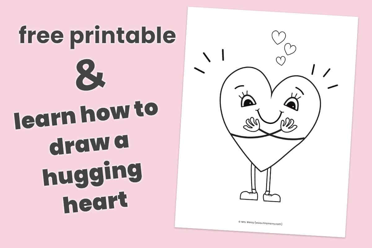 printable heart pages
