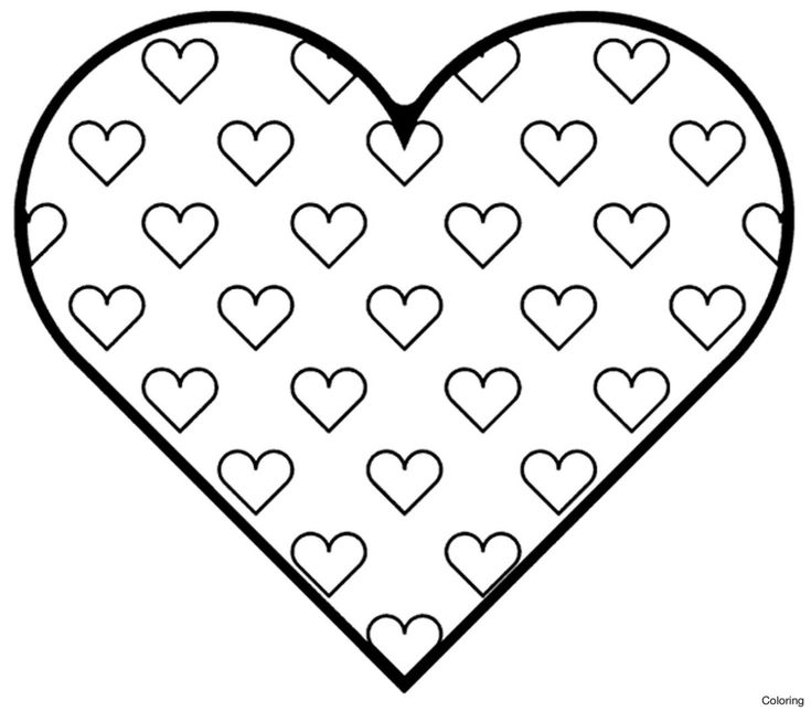 Heart Coloring Pages For Adults Heart Coloring Pages Surprising ...
