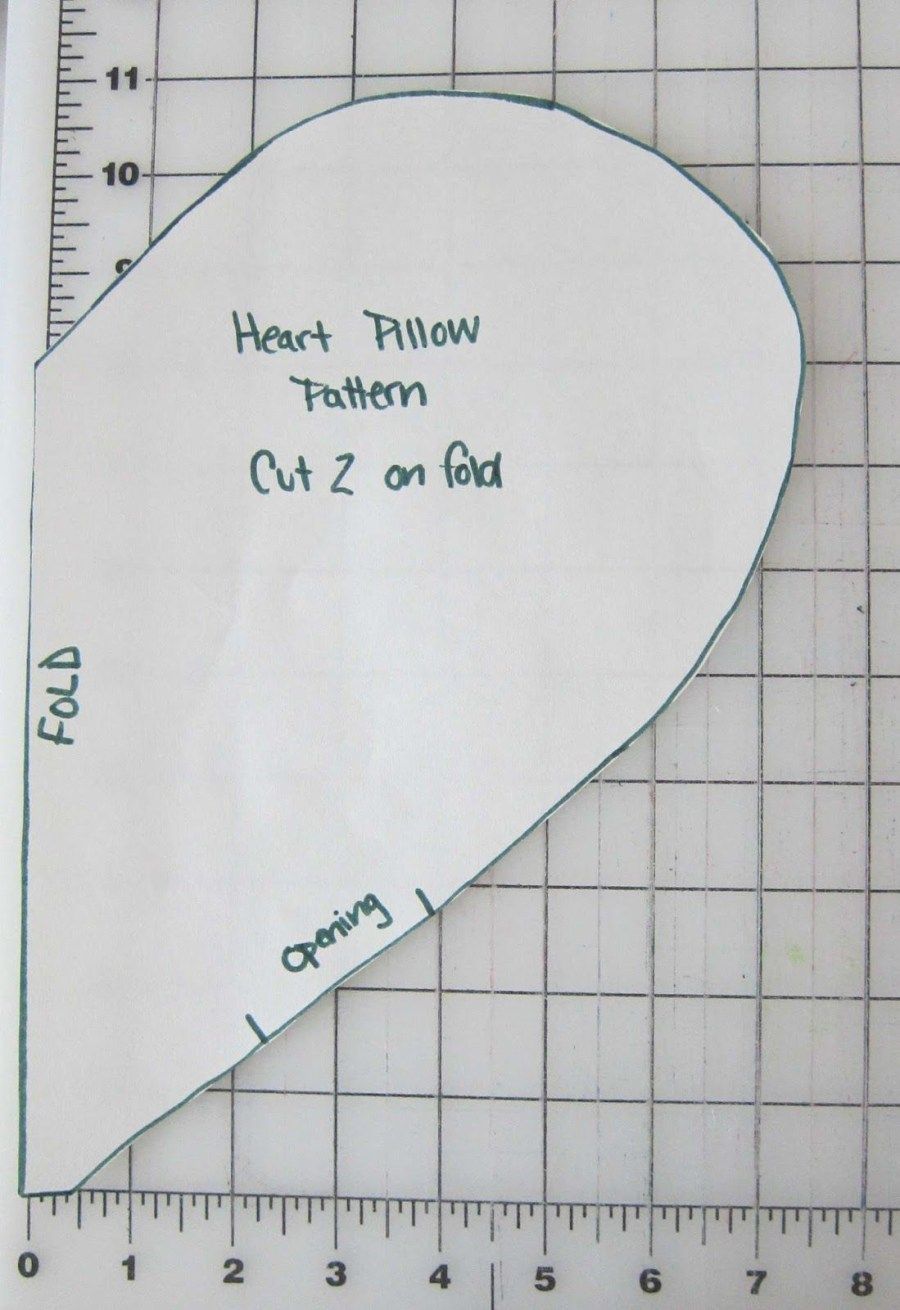 23+ Brilliant Photo of Heart Pillow Sewing Pattern ...