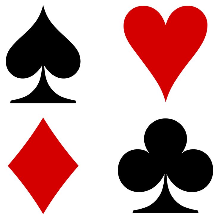 printable heart playing cards