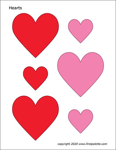 Hearts | Free Printable Templates &  Coloring Pages