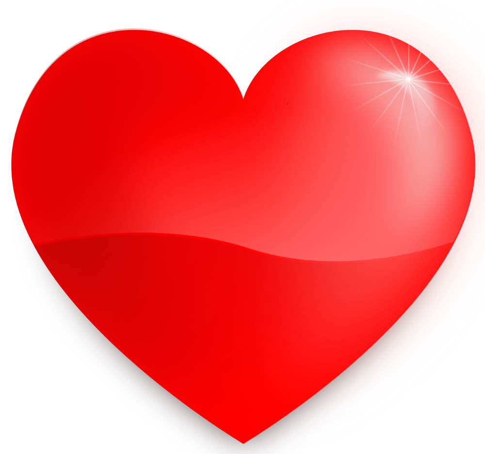 large red heart printable