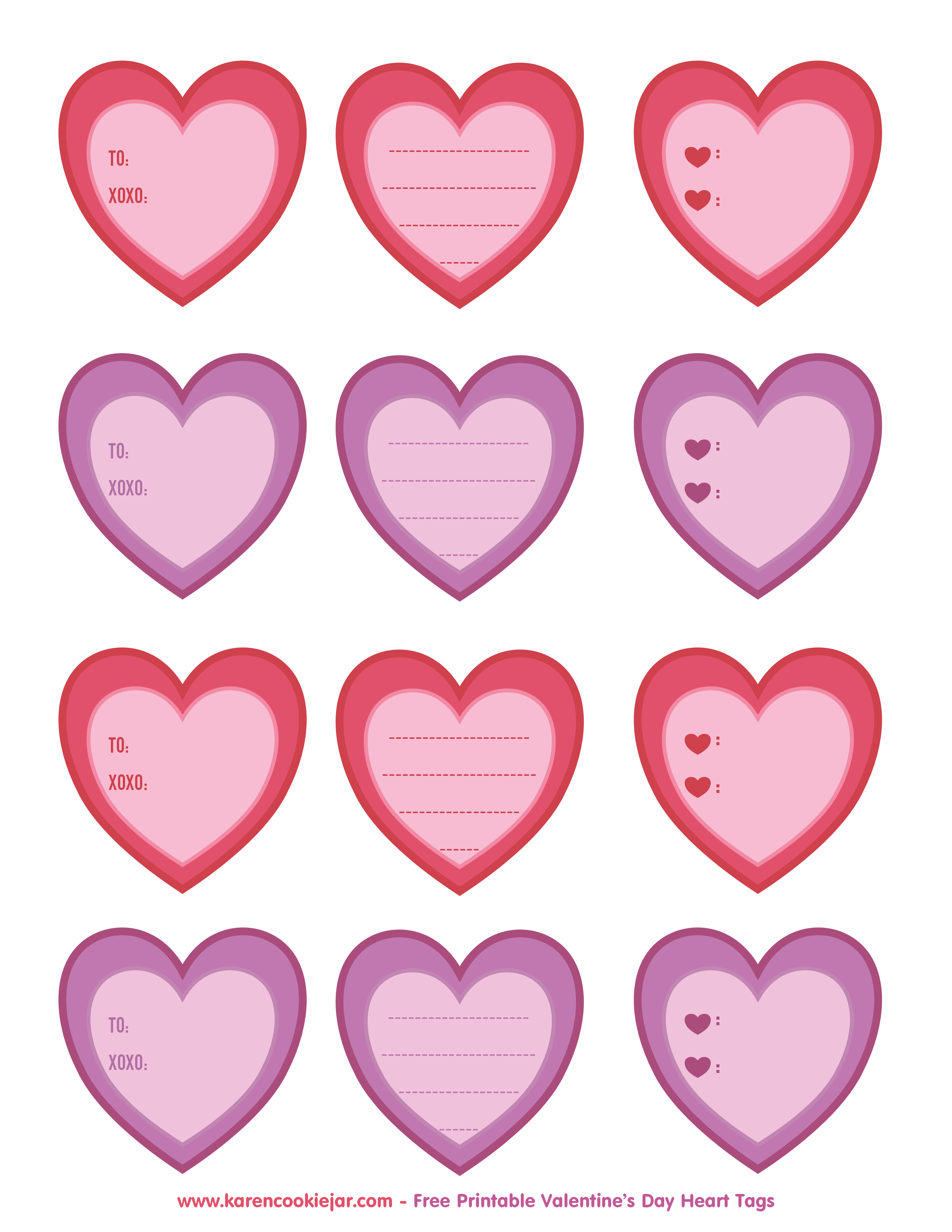 printable heart shaped tags