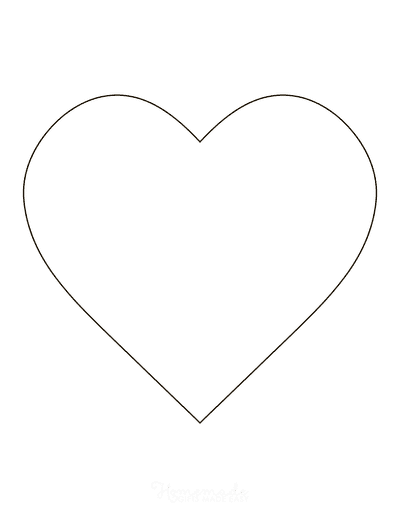 printable heart stencils free