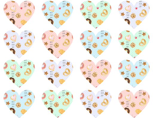 printable heart stickers free