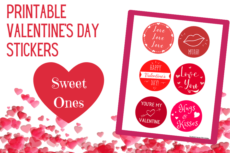 printable heart stickers free