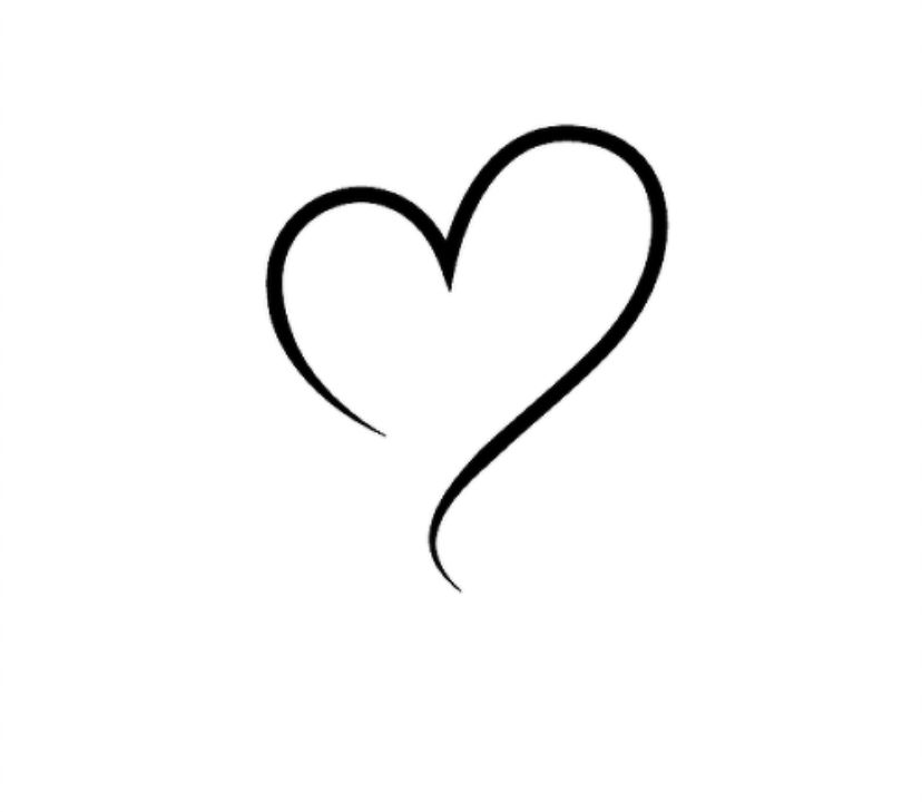 printable heart tattoo designs