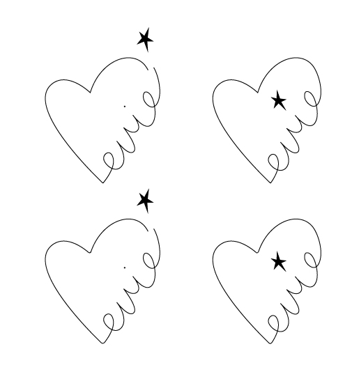 printable heart tattoo designs