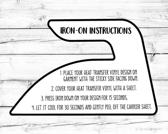 printable heat transfer vinyl directions