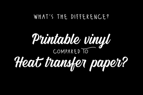 printable heat transfer vinyl paper